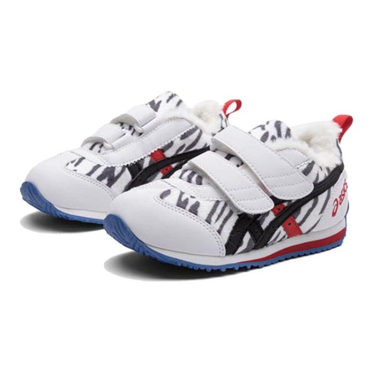 Asics Cotla Comfortable Versatile Durable Breathable Low-Top Walking Shoes Baby Shoes White Black 1144A348-100