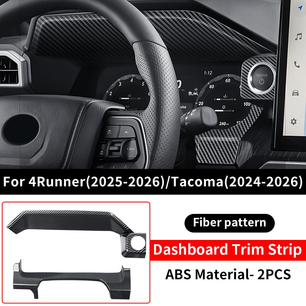 For 2024-2026 Toyota 4Runner Tacoma Dashboard Instrument Frame Decorative Panel Interior Upgraded Accessories
