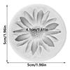 Flower Silicone Molds Sunflower Rose Chrysanthemum Flower Fondant Mold Cake Decorating Tools Cupcake Topper Candy Resin Clay Chocolate Gumpaste Mold