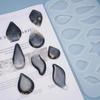 1 Pcs DIY Epoxy Mold Pendant Multi-rule Water Drop Earring Pendant Silicone Mold