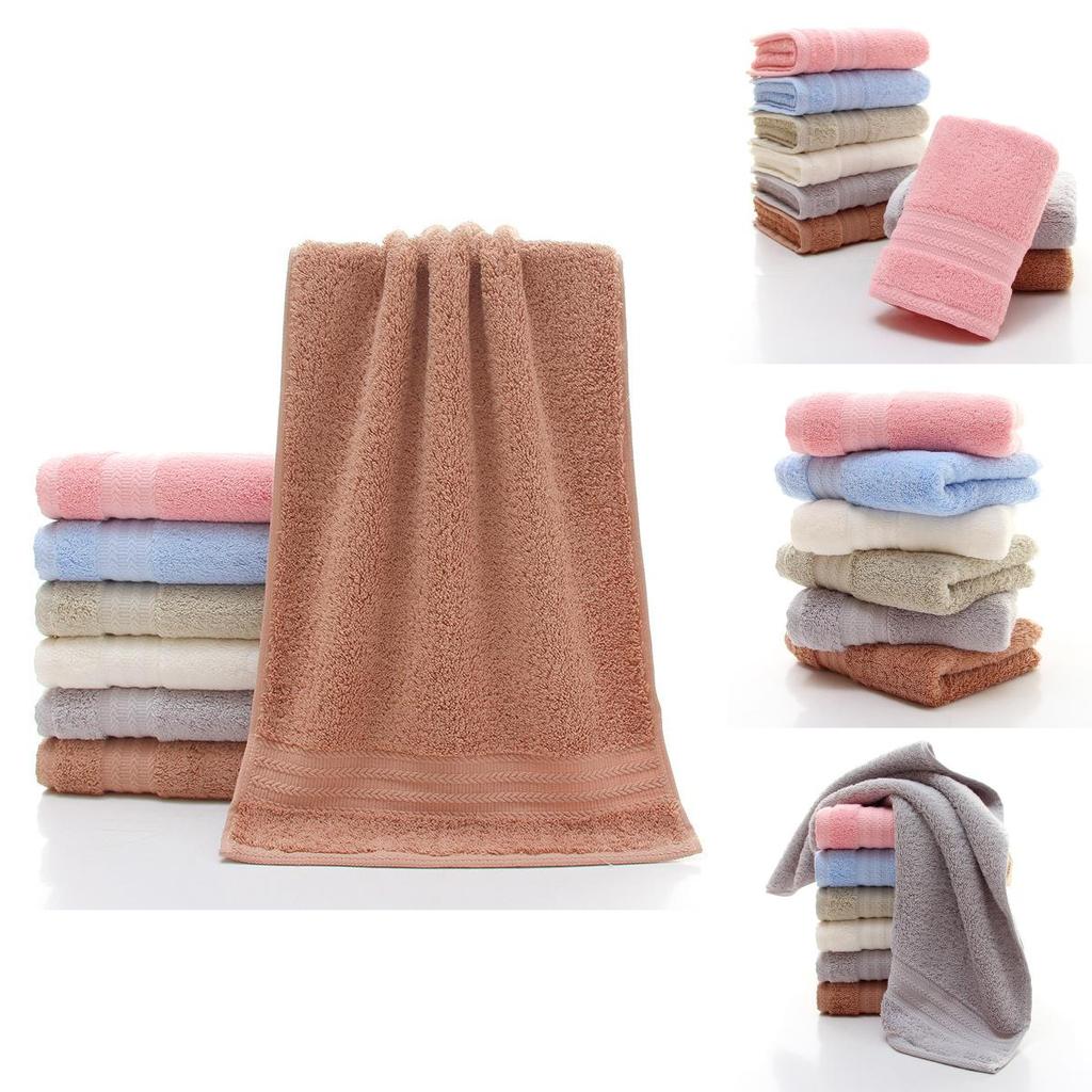 Luxurious Thick Cotton Towel For Babies Highly Absorbent Pure Cotton Long Staple Fabric In Various Colors
