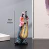 1 resin band statue, creative instrument model sculpture, Nordic style home decoration for living room, porch, and study
