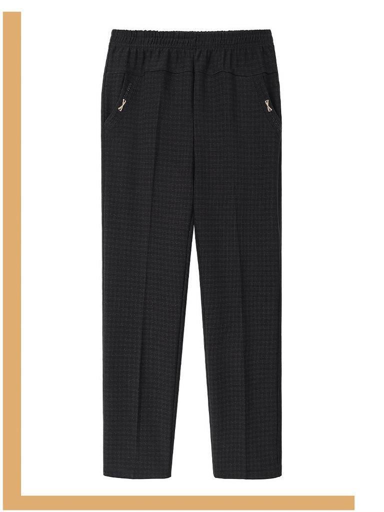 Elderly Women's Casual Loose Straight-Leg Pants - Spring/Autumn