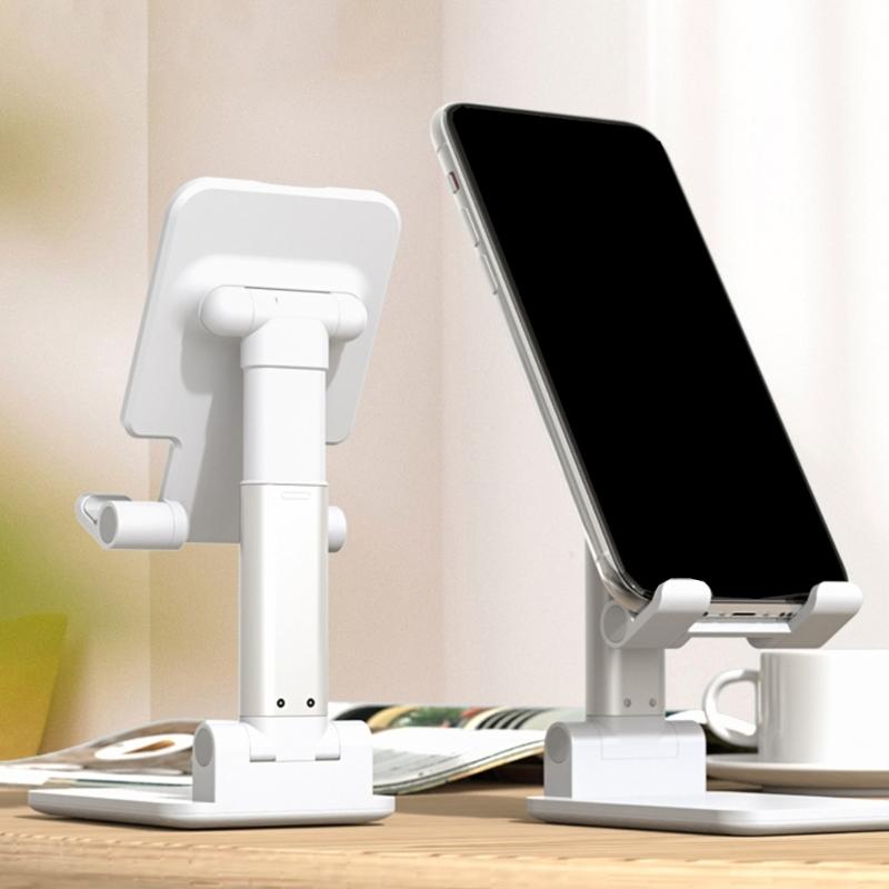 Adjustable Lightweight Foldable Tablet Holder Rack 360 Rotating Base Stand for Drawing Video Conferencing Watching Movie