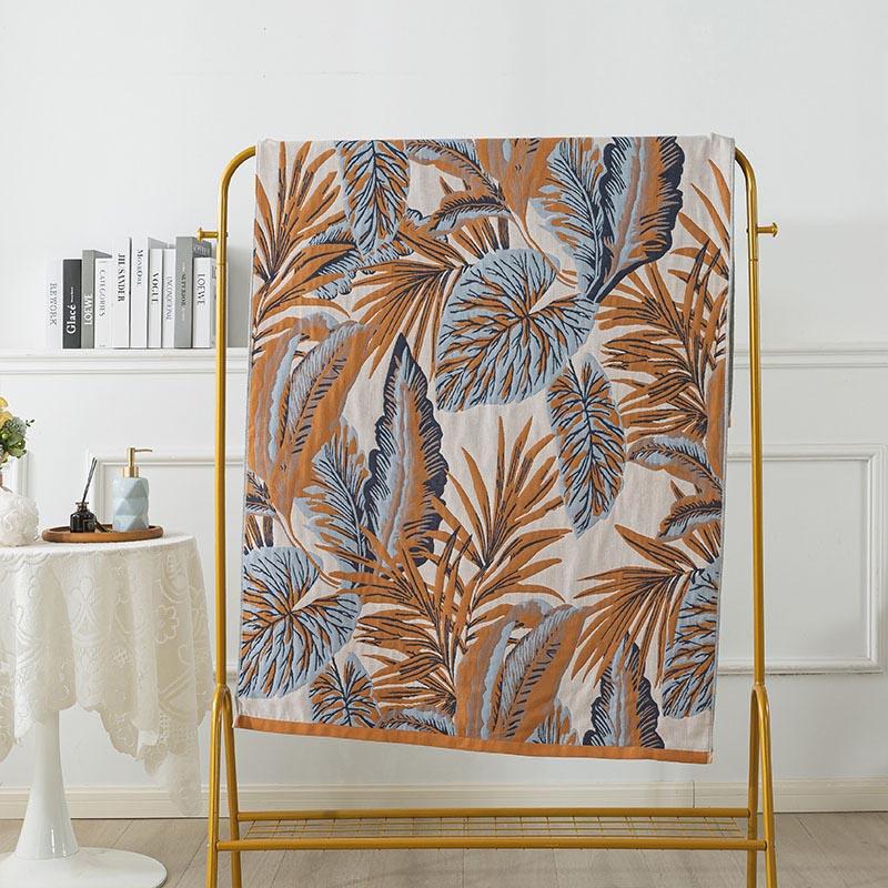 

Хлопковое банное полотенце, впитывающее, быстросохнущее, четырехслойное, большое банное полотенце для взрослых, весенне-осенние модели, мягкое, не легко выпадение волос, большое полотенце с запахом 90 * 180cm