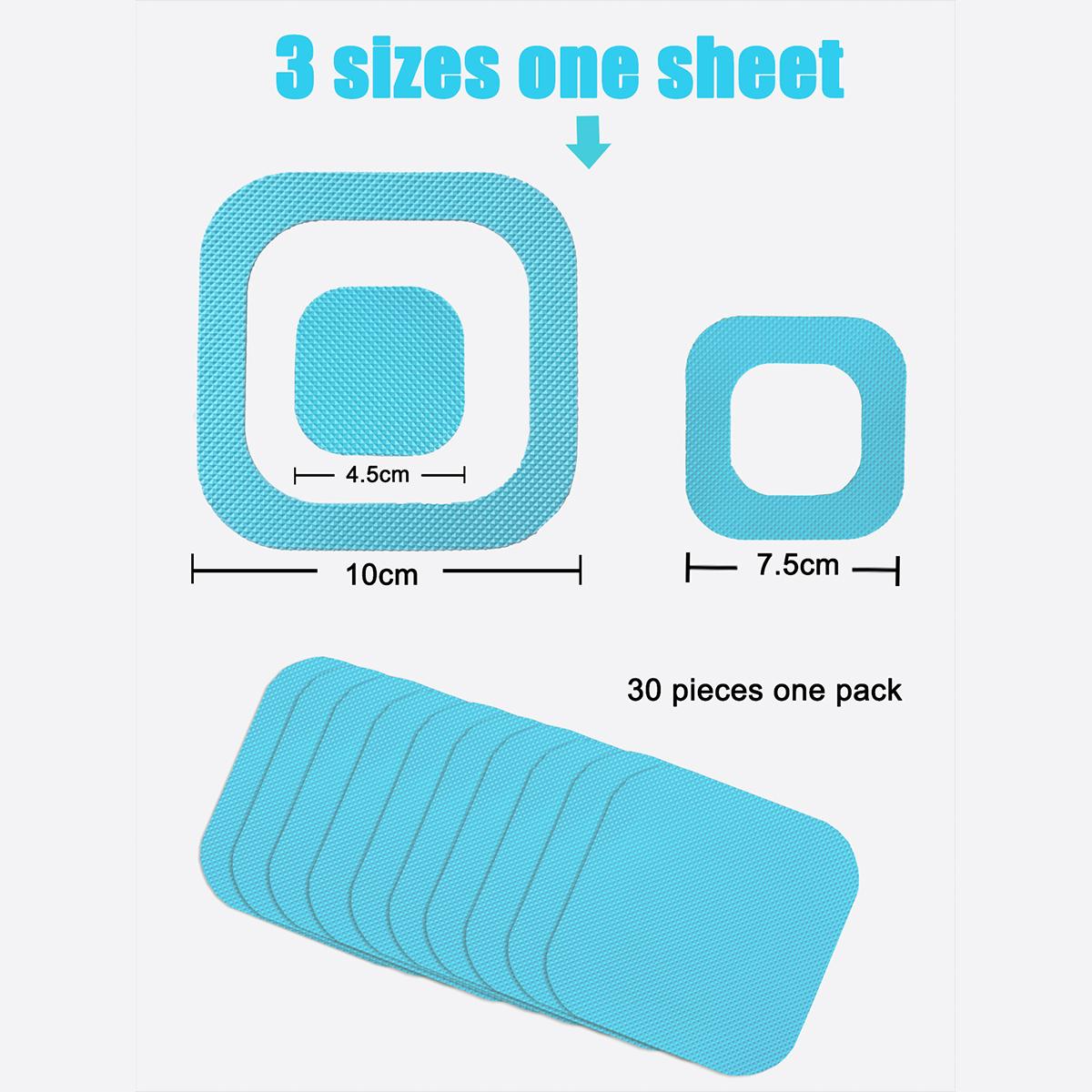 

30pcs Safety Shower Tapes Pedal Adhesive Sticking Bathtub Bathroom Colorful Anti slip Sticker Floor Anti-skid Pad Stickers