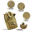 3pcs dog tactical bag set can be fixed on the straps, Multifunctional training bag vest can hang water bottles