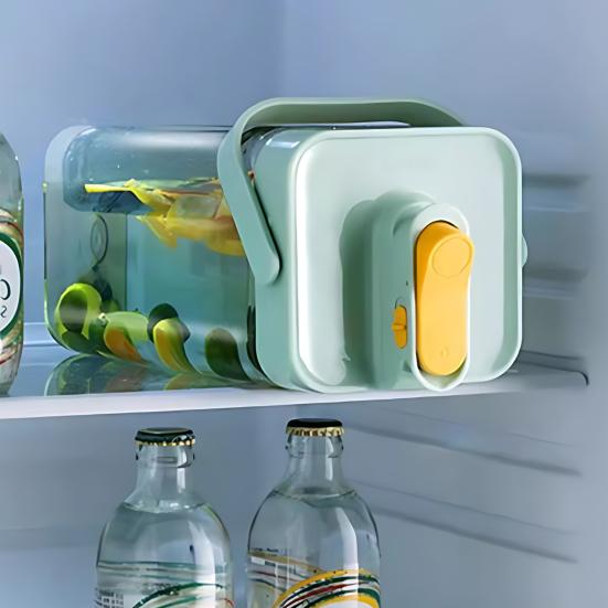 Kaltbrüh-Krug mit Zapfhahn 2,5/3,5L Große Kapazität Kunststoff-Wasserspender für Saft & Eistee Auslaufsichere Getränkekanne für Zuhause Party Outdoor