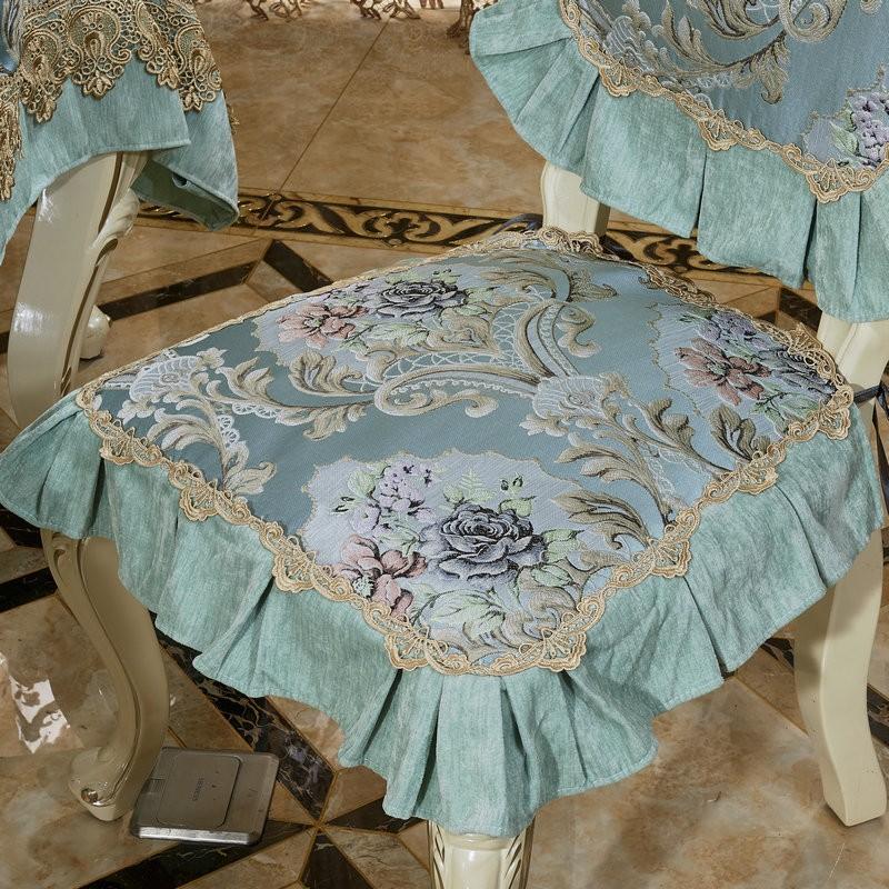 Olisa Evropský Vintage Polštář Židle Polštář Potah Potah Žakárová Kombinovaná Sada