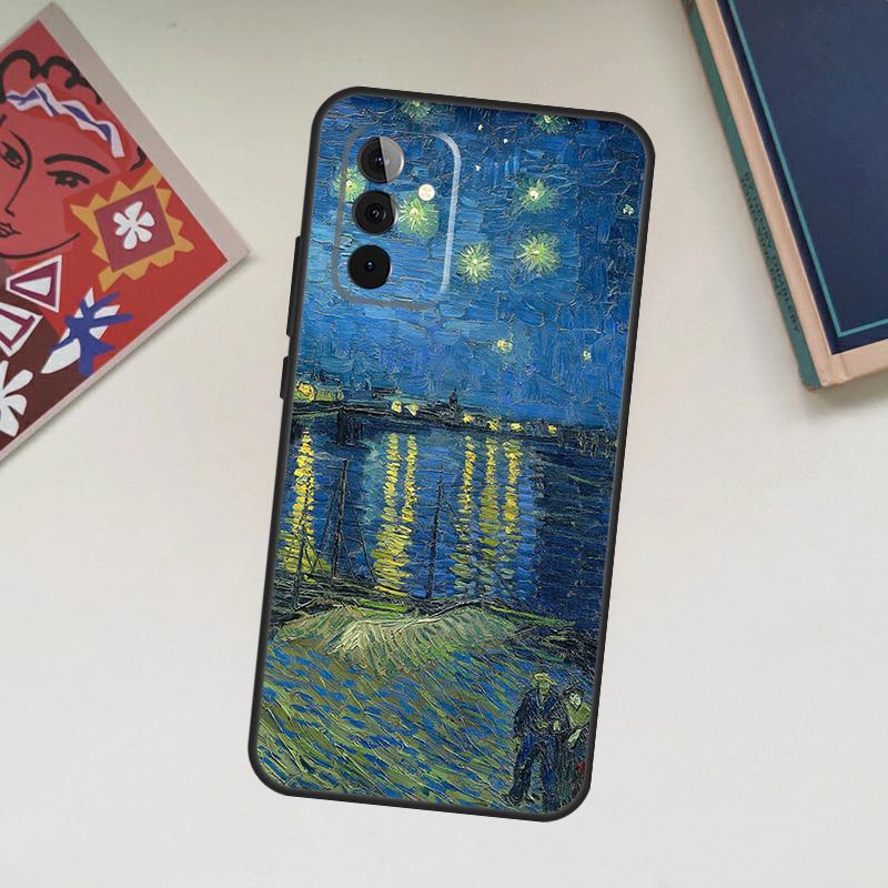 Van Gogh Starry Night Case For Samsung Galaxy A15 A25 A14 A34 A54 A12 A22 A32 A52 S A51 A71 A13 A23 A33 A53 Cover