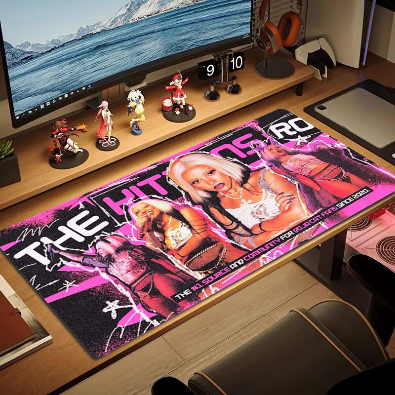 Doja Cat Color Mouse Pad Large Gaming Table Cushion Non-slip Laptop Tablet Big Mousepad XXL Mat Mini PC Playmat With Lock Edge