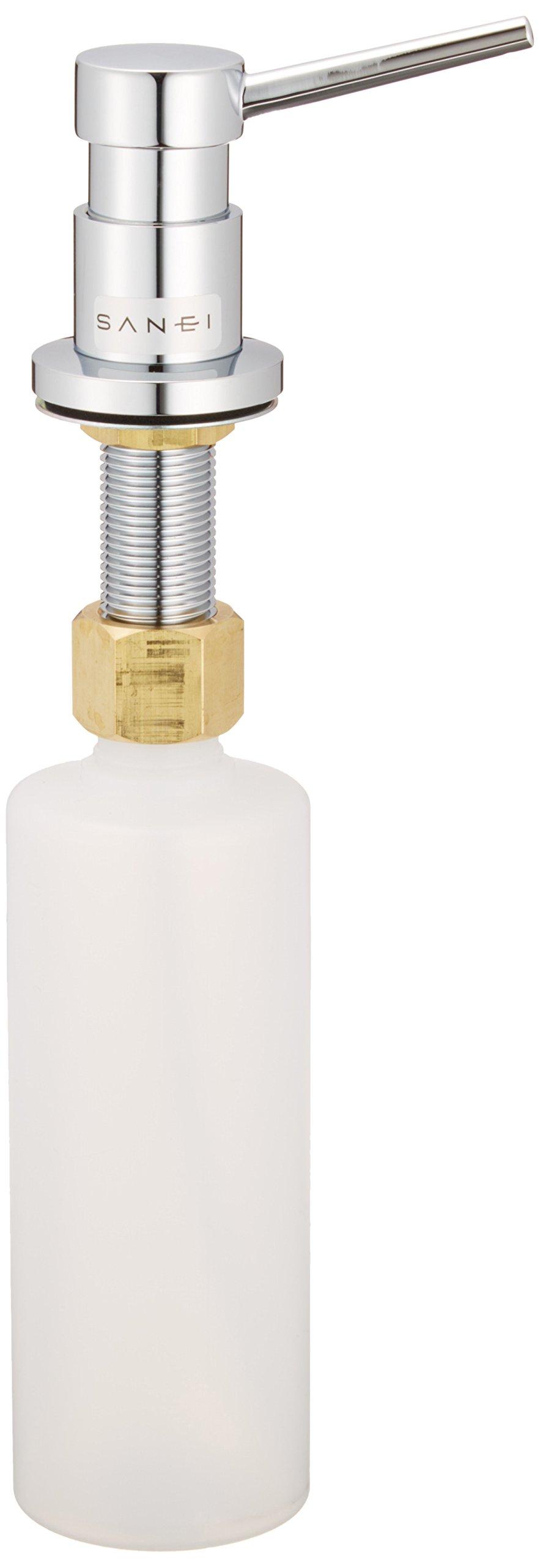 

SANEI Push-Type Soap Dispenser, Bathroom Sink Mount, 300cc, W170
