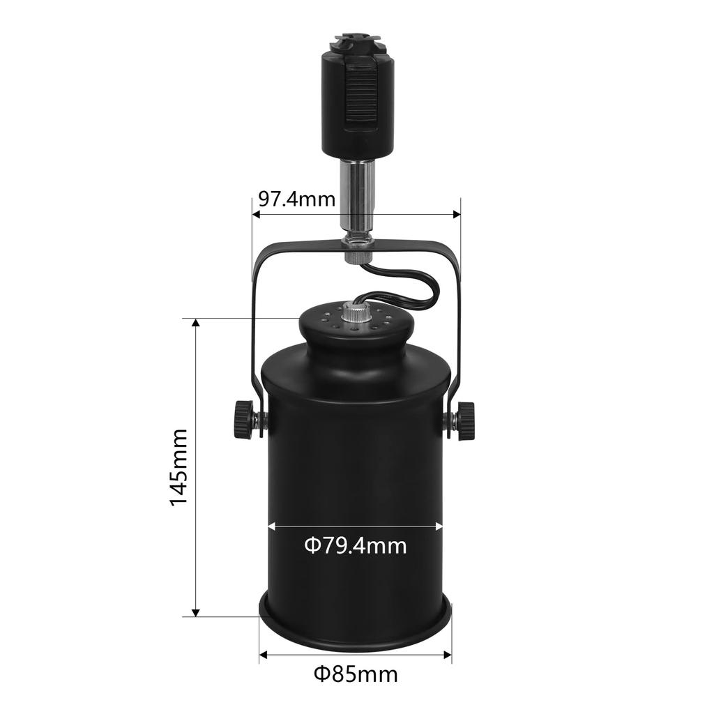 Dotoy Track Light Spotlight, E26 Base, LED Compatible, for Track Lighting Bars