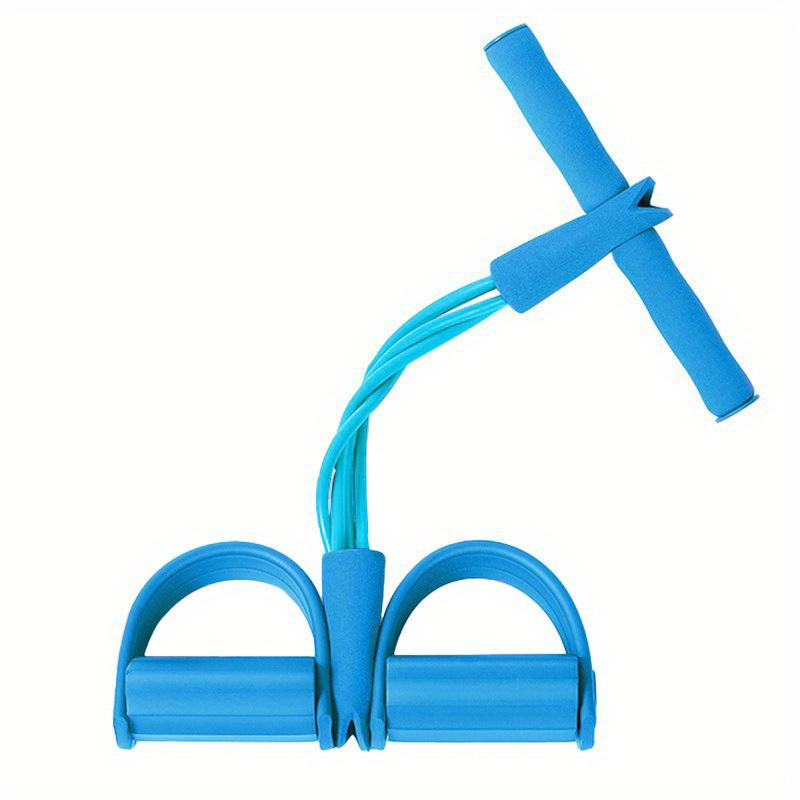 Педаль Тянущий Артефакт Помощник для приседаний с Похудением Живота Женский Фитнес-Оборудование Бытовая Тянущий Канат синий