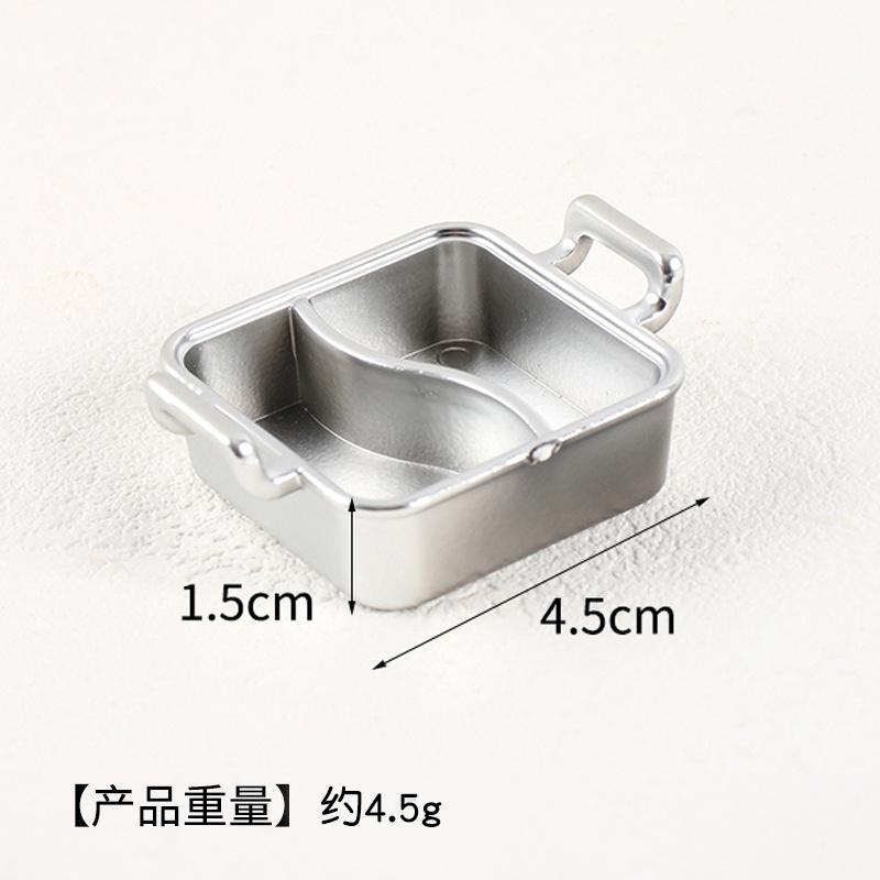 Mini Miniature Simulation Plate Small Bowl Tableware Diy Food Play Accessories Mini Container Play House Kitchen Toys