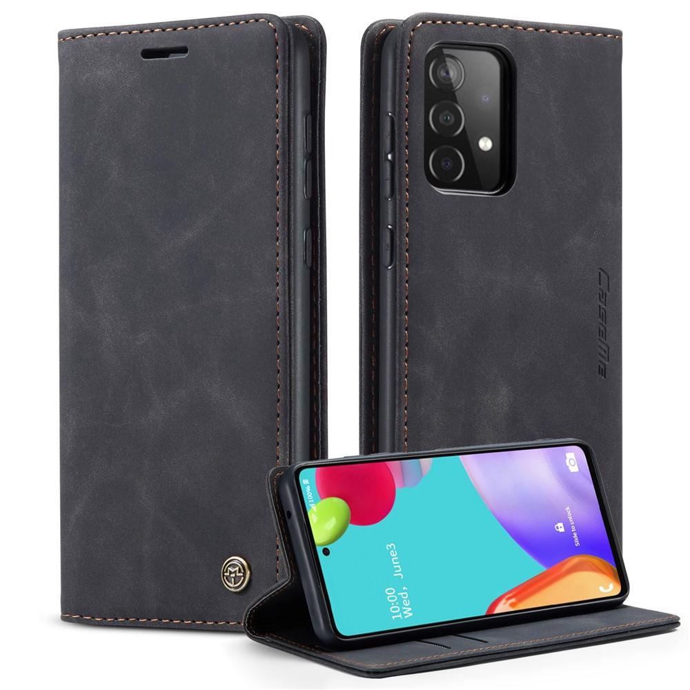 Wallet Case for Galaxy A52 5G / A52 4G / A52s 5G - Leather/PU, Black