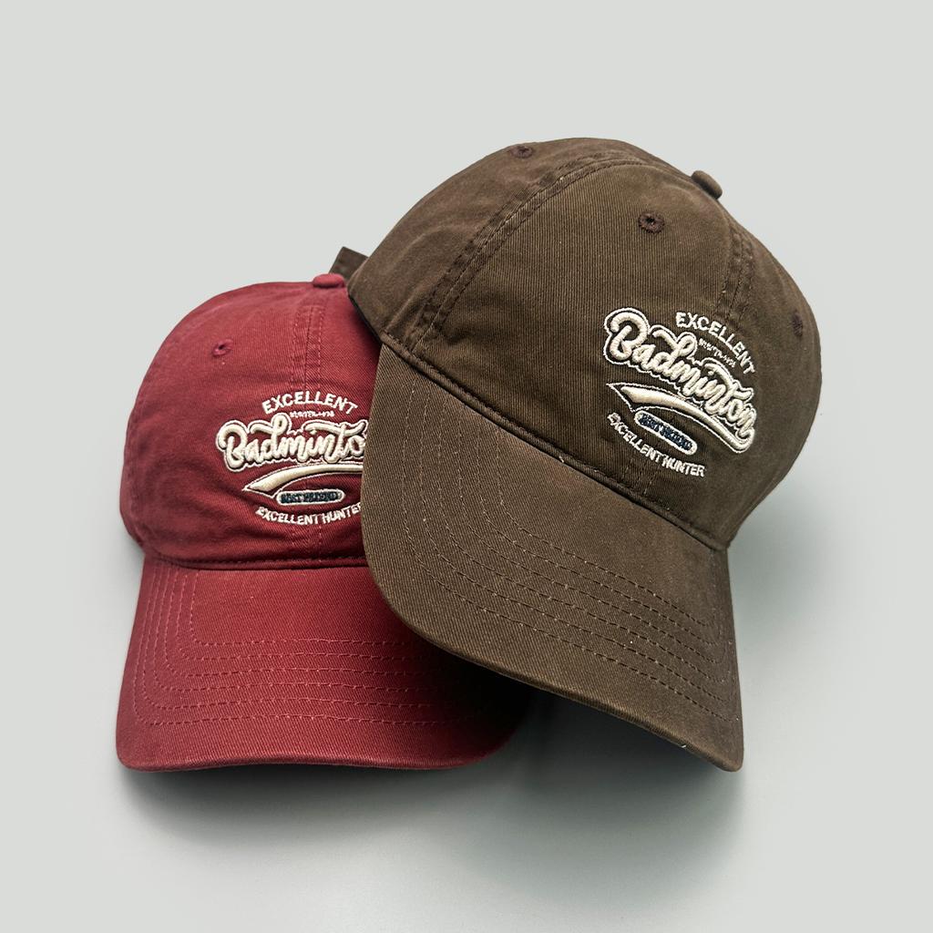 Embroidery letter fun baseball cap men's and women's sunshade retro high quality casual versatile cap