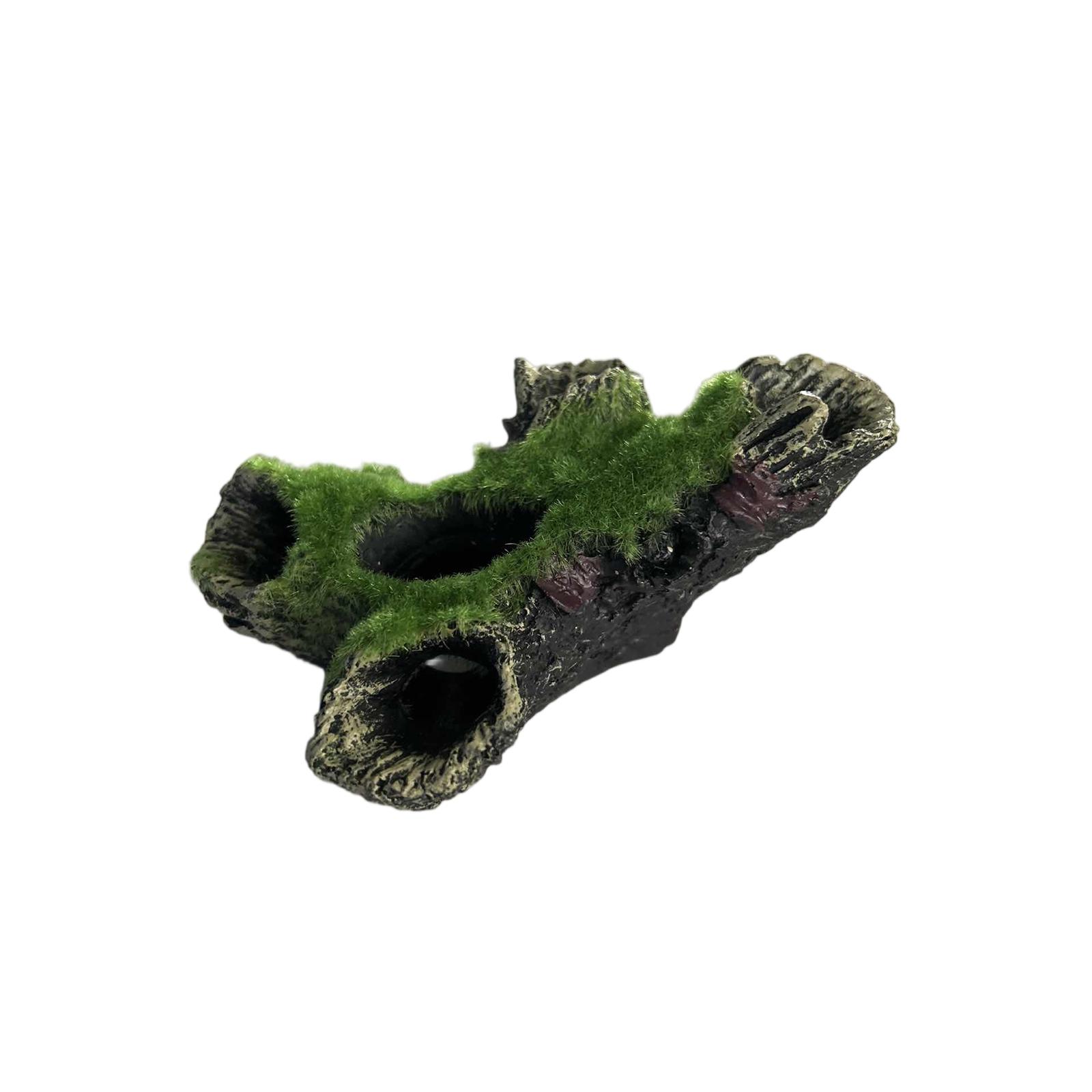 Смола Украшение для аквариума Имитирует Мох Деревья, чтобы Избежать Домов зелёный