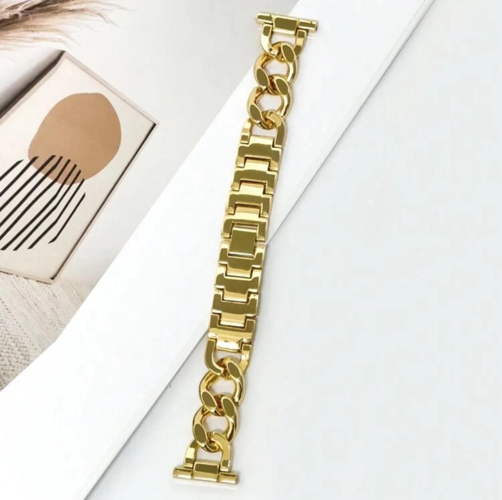 Neues Luxus-Metallarmband Gliederarmband für Samsung Galaxy Watch 7 FE 5 Pro 4 6 klassisches Band 44mm 40mm Sportarmband
