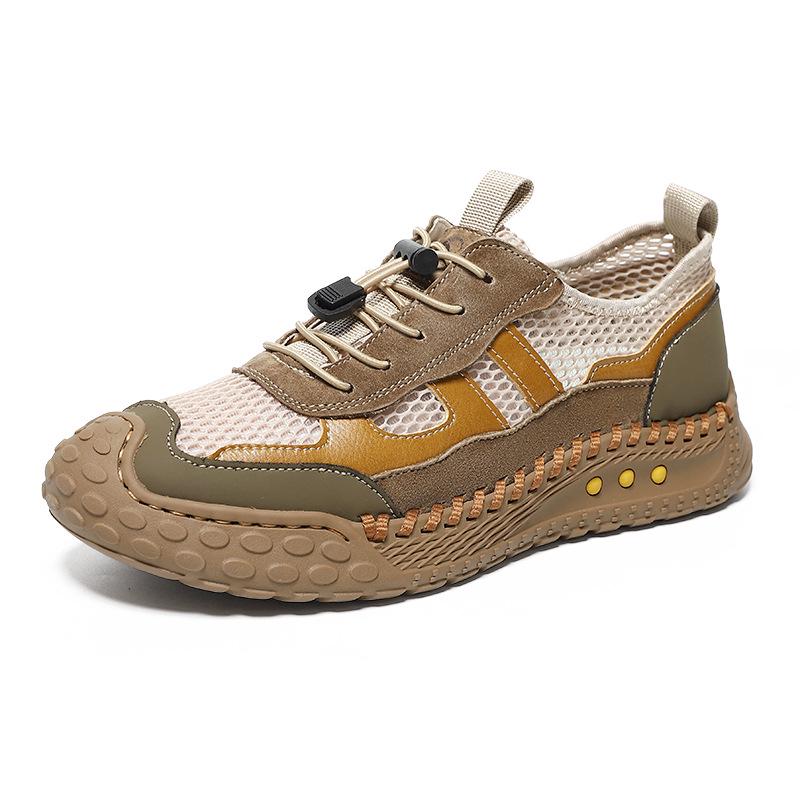 2026 Men s Summer Mesh Closed-Toe Breathable Casual Sandals - Large Size 40