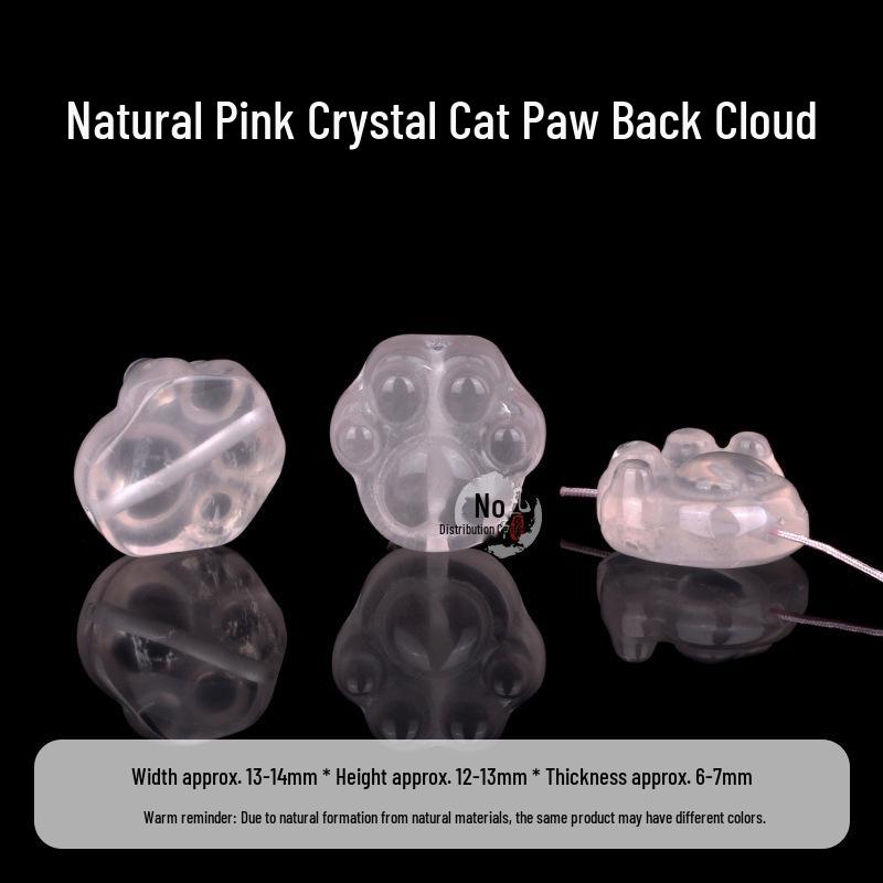 Natural Pink Crystal Carved Animal Charms: Pixiu, Bear, Rabbit, Pig, Dog, Cat, Fox - DIY Beading Jewelry Accessories