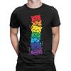 LGBT Pride Cat Stack Rainbow Cute Animal Pet Lover Gift Classic Funny Graphic 100% Cotton T-Sh