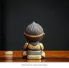 Zisha Ceramic Sun Wukong Tea Pet - Great Sage Monkey With Tea Set, Home Decoration, Auspicious Clouds, Attracting Wealth.