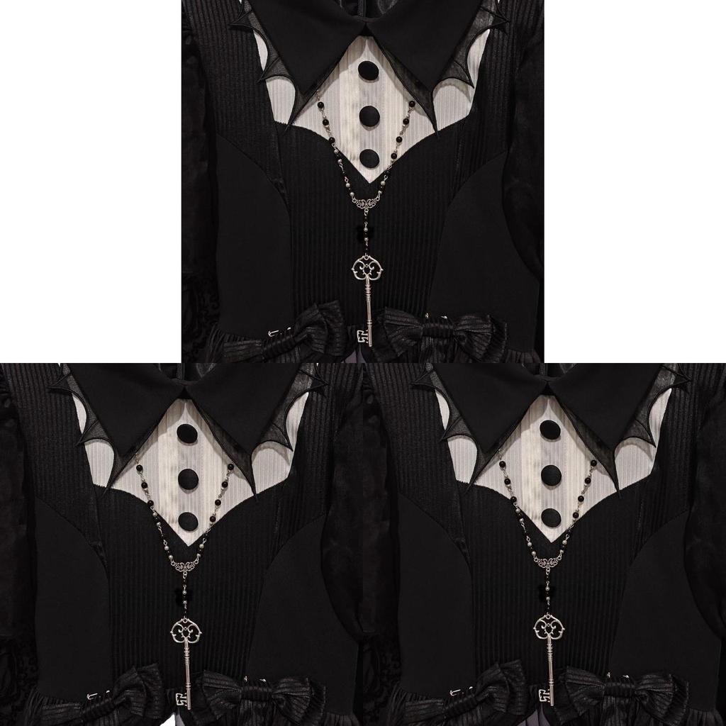 Gothic Key Pendant Necklace For Women With Geometric Alloy Design For Bohemian Style Fashion