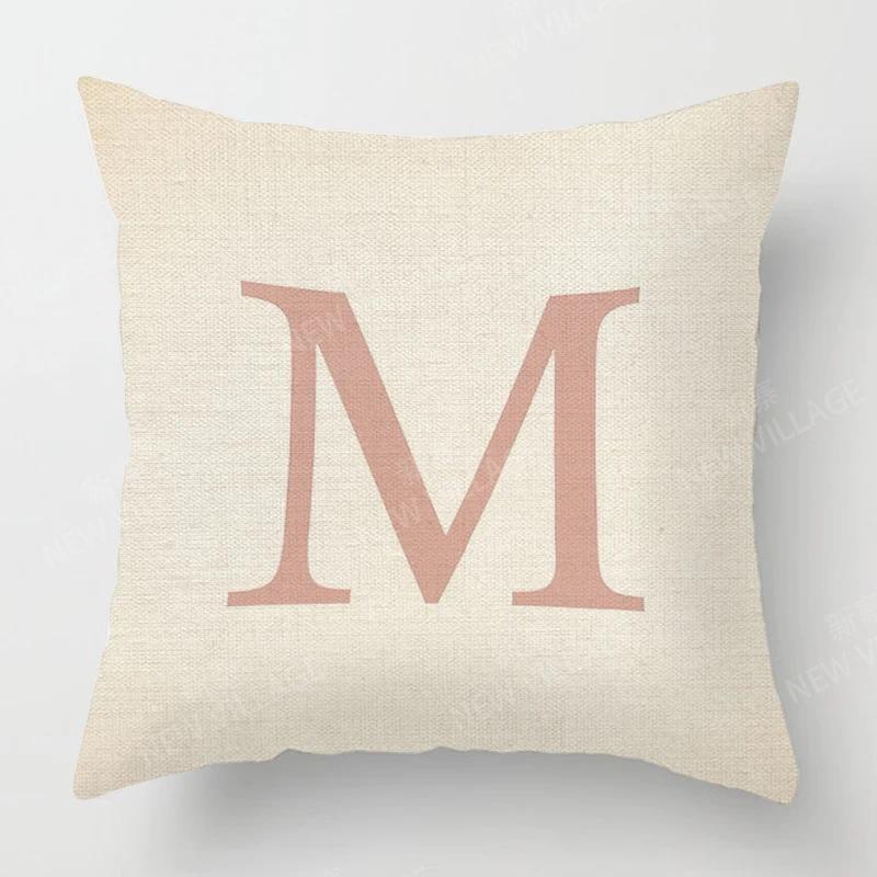 

Дом гостиная мода письмо украшение наволочки лен наволочки 45*45 наволочка 40x40см 50x50 45x45 40x40cm 16x16in