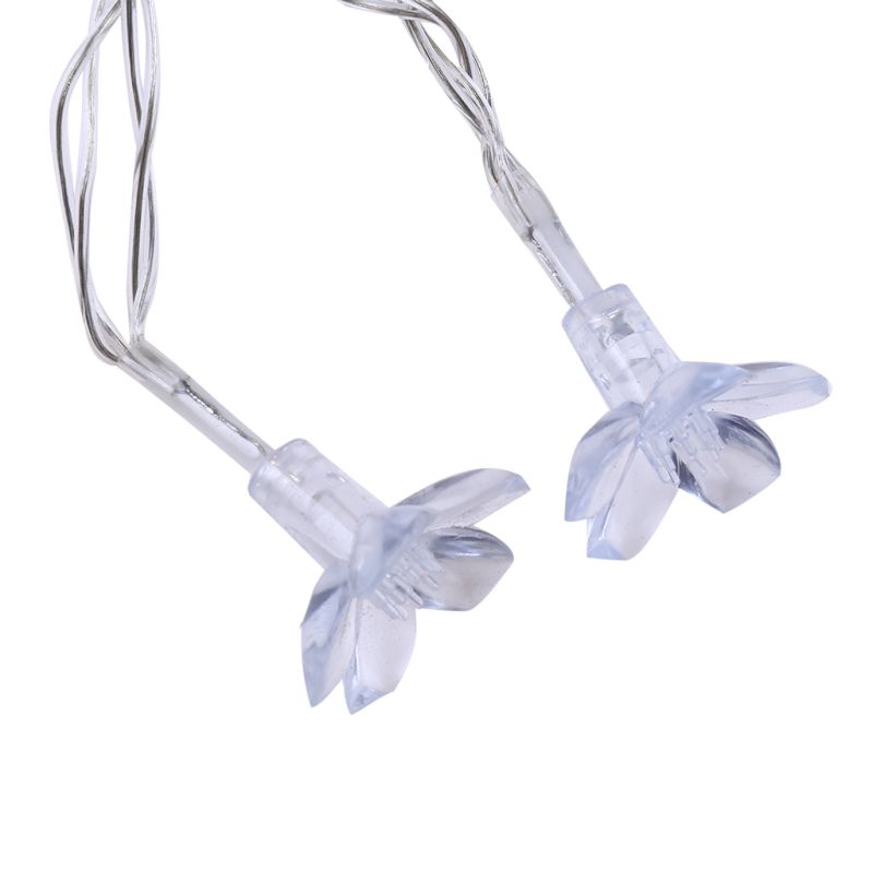 8 Modes 20 Lights With Remote Control Cherry Blossom Decorative Light String Room Plum Blossom Decorative Light String (without Battery)