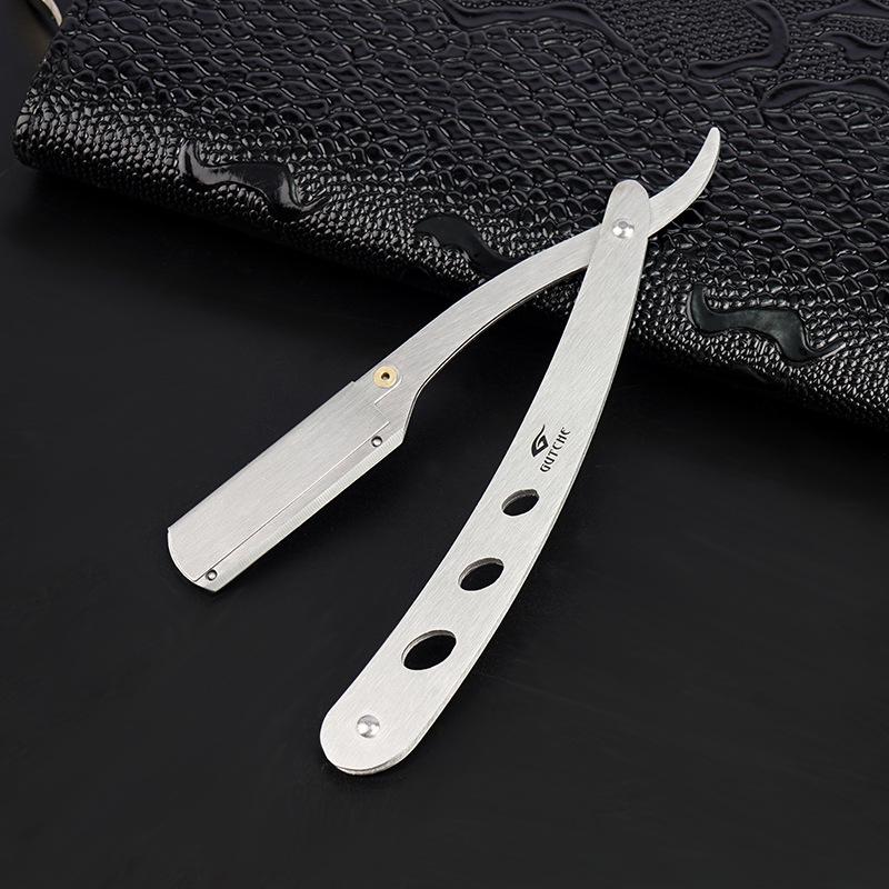 

Традиционная бритва с деревянной ручкой и сменным лезвием – Идеально подходит для бритья и парикмахерского дела