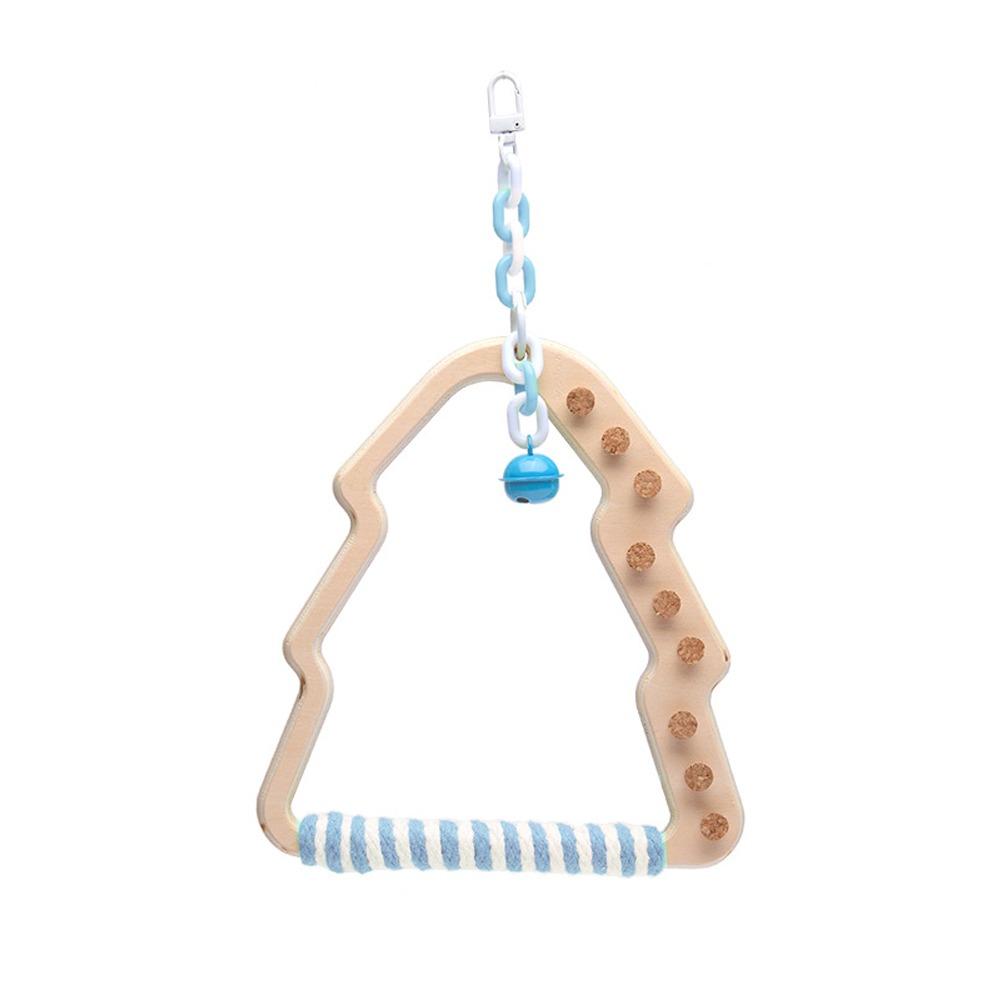 

Wear-resistant Parrot Circle Ring Stand Chewing Bite Hanging Swing For African Gray Parrot Style 4