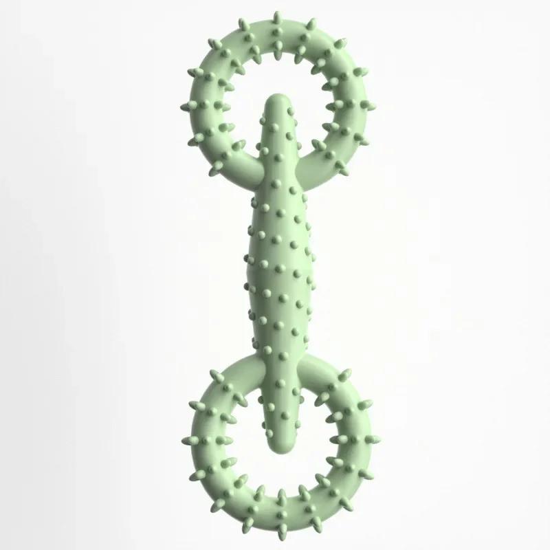 Dog Pull Ring Puppy Chewing Toy Boredom Relief Teeth Cleaning Indestructible Pet Pull Ring Toys Interactive Puppy Chew Toy
