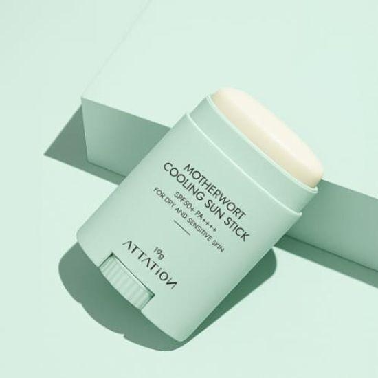 Attation Motherwort Cooling Sun Stick SPF50+ PA++++ 19g