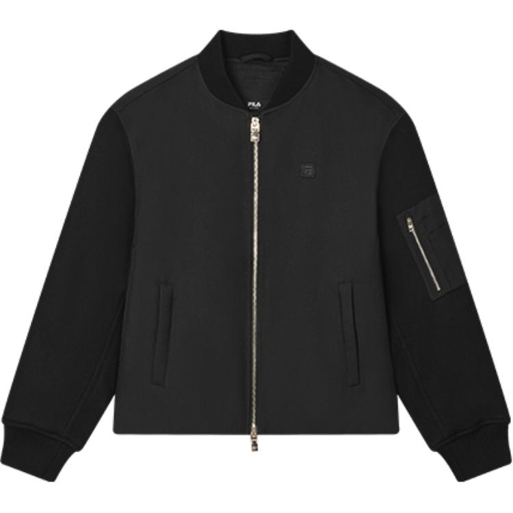 New FILA MILANO Collection Puffer Jacket Women's Black F11W515902F-BK