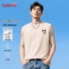 Baleno Men's Loose-Fit Pure Cotton Sleeveless Tank Top