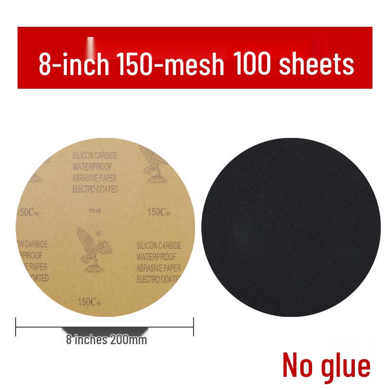 Eagle Brand 8-inch Wet/Dry Metallographic Sanding Disc for Woodworking and Polishing