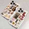 Retro Mona Lisa Funny Clear Case for IPhone 16 12 13 Mini 11 14 15 Pro Max Xs XR 7 8 Plus Transparent Thin Silicone Cover