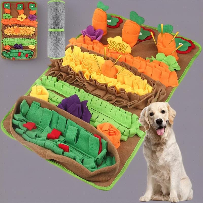 Dog Snuffle Mat Puzzle Toy For Dogs Interactive Feeding Rug For Training Boredom Relief Indoor Use Washable Design