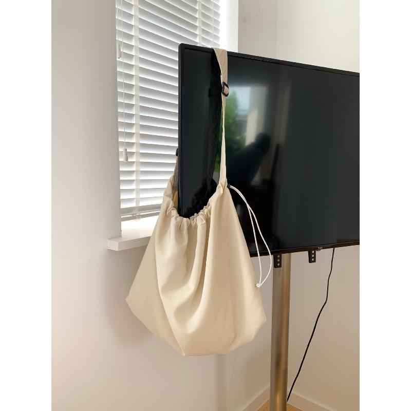 

Отделение для отдыха, нейлоновая сумка-мессенджер, дизайн в виде пучка, новая наплечная сумка, большая вместимость, однотонная, простая сумка для покупок