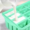 12 Grids Silicone Popsicle Molds with Lid - Easy Release Ice Cream Makers, Reusable Kitchen Baking Tools
