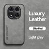 KEYSION Luxury Retro PU Leather Case for Redmi Note 14 4G 14 Pro 5G Silicone+PC Shockproof Phone Cover for Redmi Note 14 Pro+ 5G