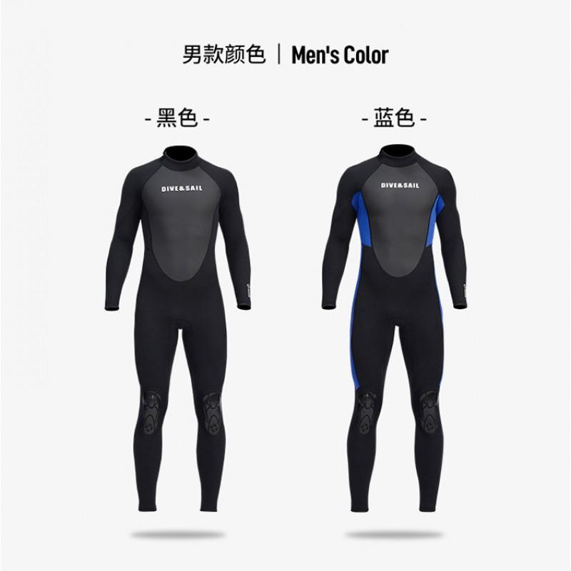 3mm Full Body Wetsuit Diving Snorkeling Surfing Water Sports Unisex Thermal Neoprene Rash Guard