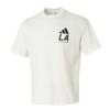 T Shirts Men's White Crew Neck Moderate JX9125-