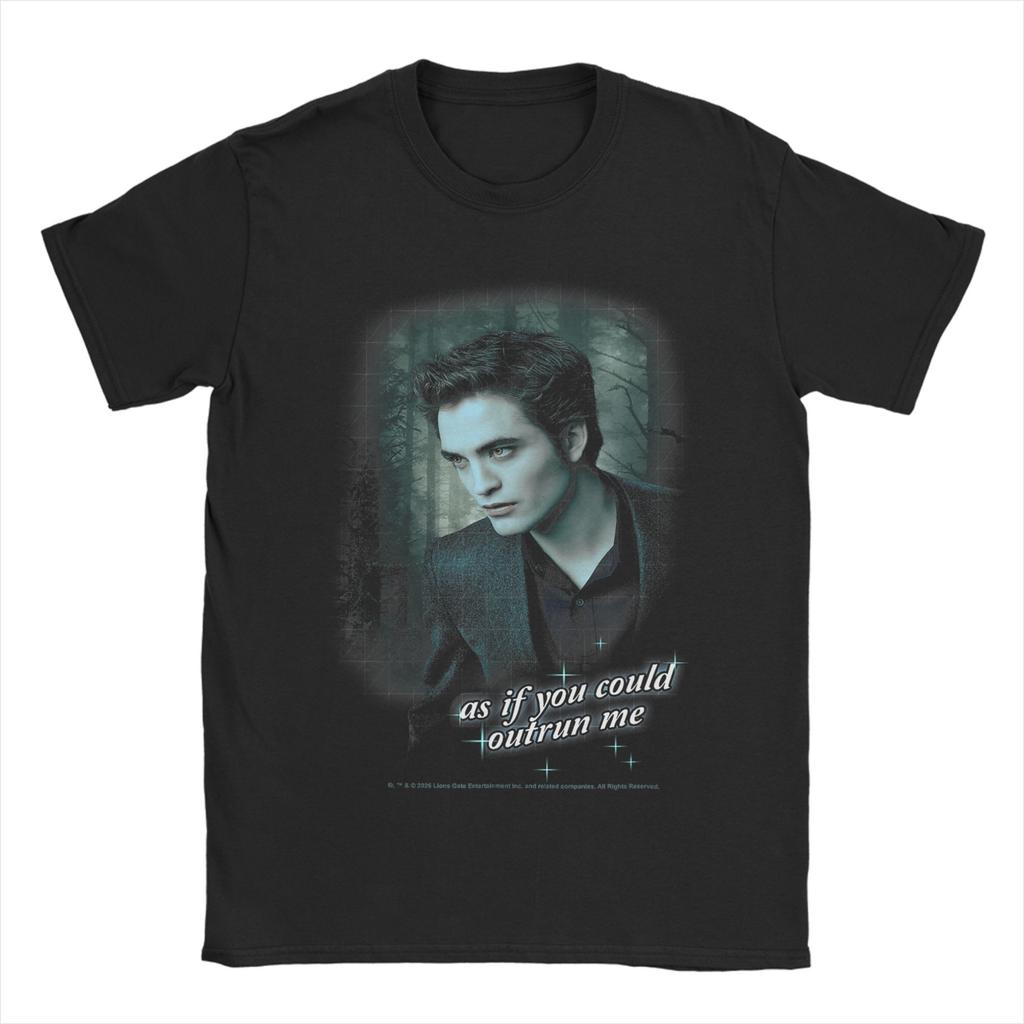 Twilight Edward As If You Could Outrun Me Forest Scene Movie TShirt Summer T Shirts Cotton Harajuku Tee Shirt For Unisex Tees