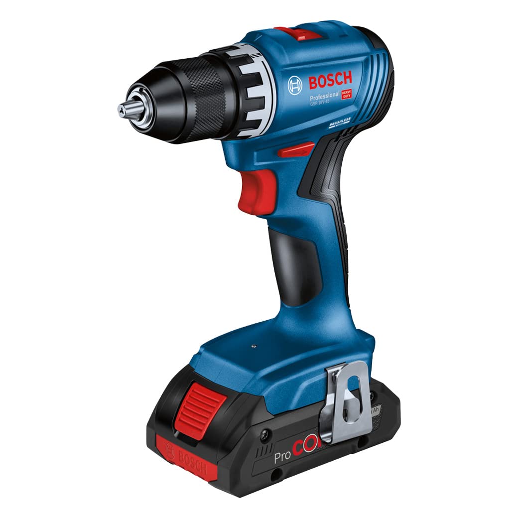 

Аккумуляторная дрель-шуруповерт Bosch Professional 18 В GSR18V-45