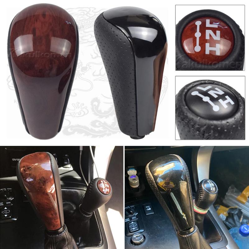 Wooden Color Automatic Transmission Gear Shift Knob For Toyota Land Cruiser Prado FJ150 FJ120 2003-2009 Accessories