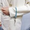 Short Strap Phone Lanyard Chain Plastic Full Diamond Shining Anti-lost Universal Clip Bag Rope for All Phone Case Cover