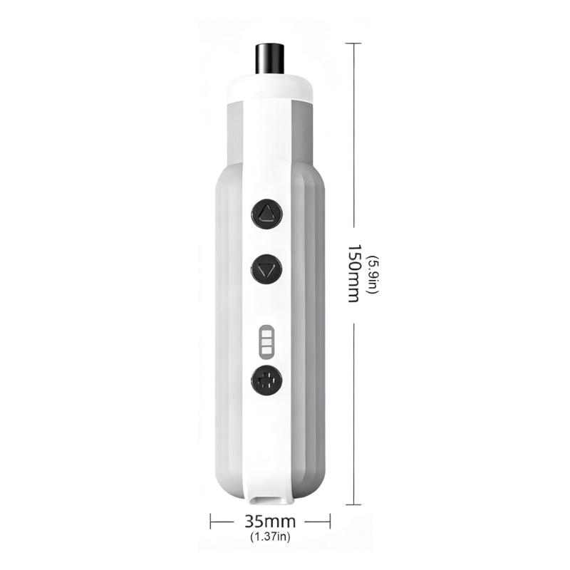Cordless Electric Screwdriver Set 3 Speed Modes Reverse Function Built In LED Light Ergonomic Grip for Home and Professional Use