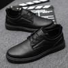 2026 Leather Casual Shoes For Men Leather Loafers Shoes Comfortable Anti-Slip Outdoor Slip On Sneakers Fashion Retro Leisure